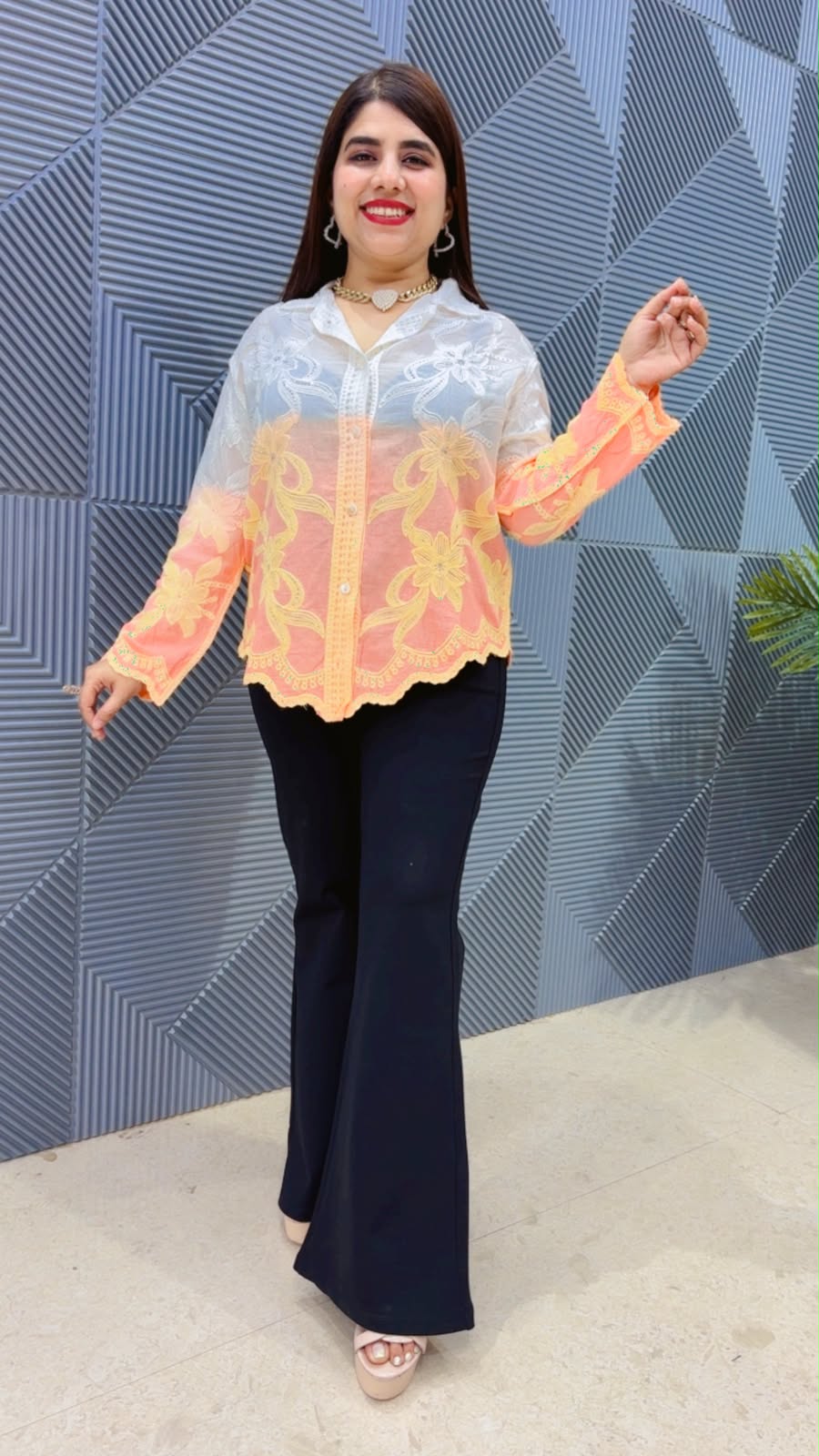 BEAUTIFUL COTTON SHIRT GGR4714 Girls Glitters