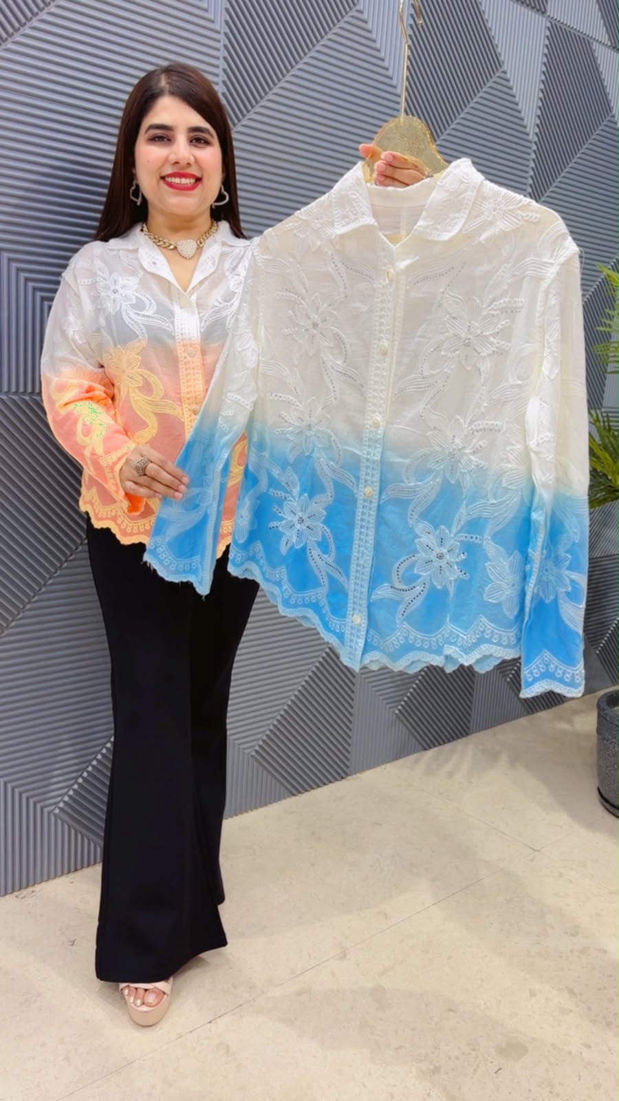 BEAUTIFUL COTTON SHIRT GGR4714 Girls Glitters