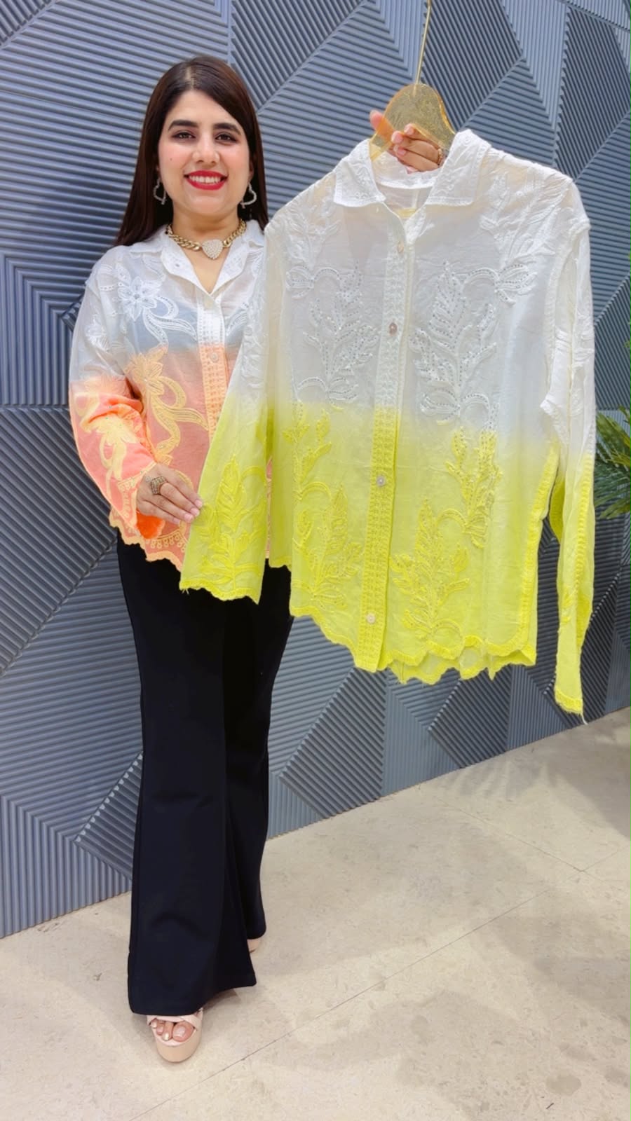 BEAUTIFUL COTTON SHIRT GGR4714 Girls Glitters