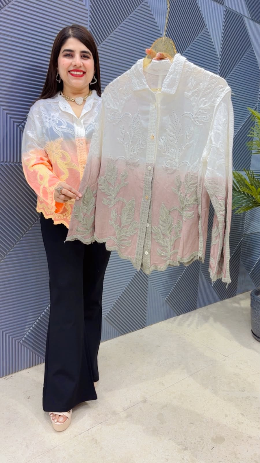 BEAUTIFUL COTTON SHIRT GGR4714 Girls Glitters