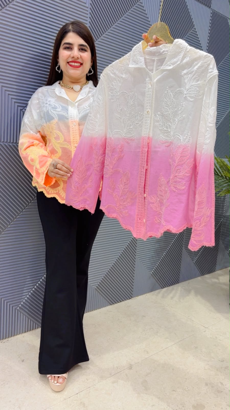 BEAUTIFUL COTTON SHIRT GGR4714 Girls Glitters