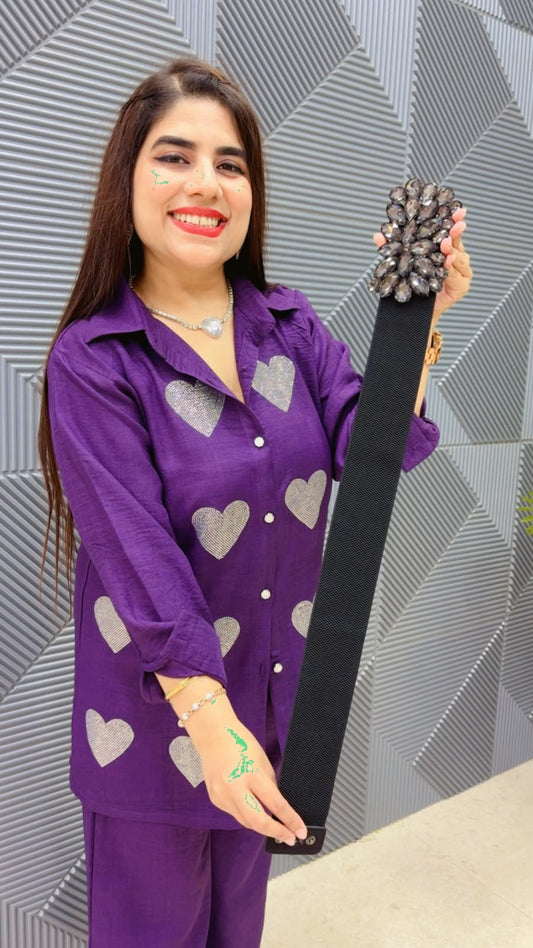BEAUTIFUL STUDDED WORK BELT GGR4729 Girls Glitters