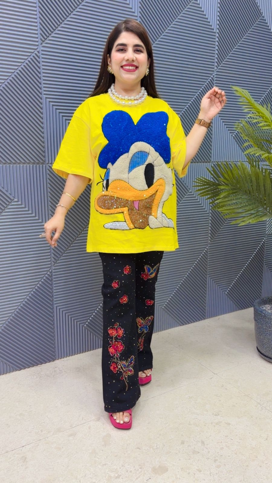 BEAUTIFUL DUCK T-SHIRT GGR4731 Girls Glitters