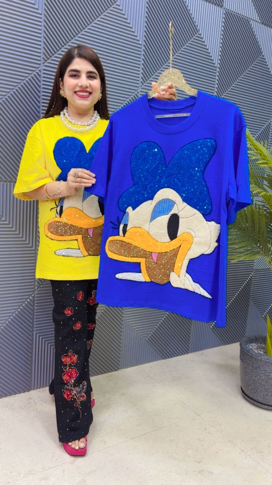 BEAUTIFUL DUCK T-SHIRT GGR4731 Girls Glitters