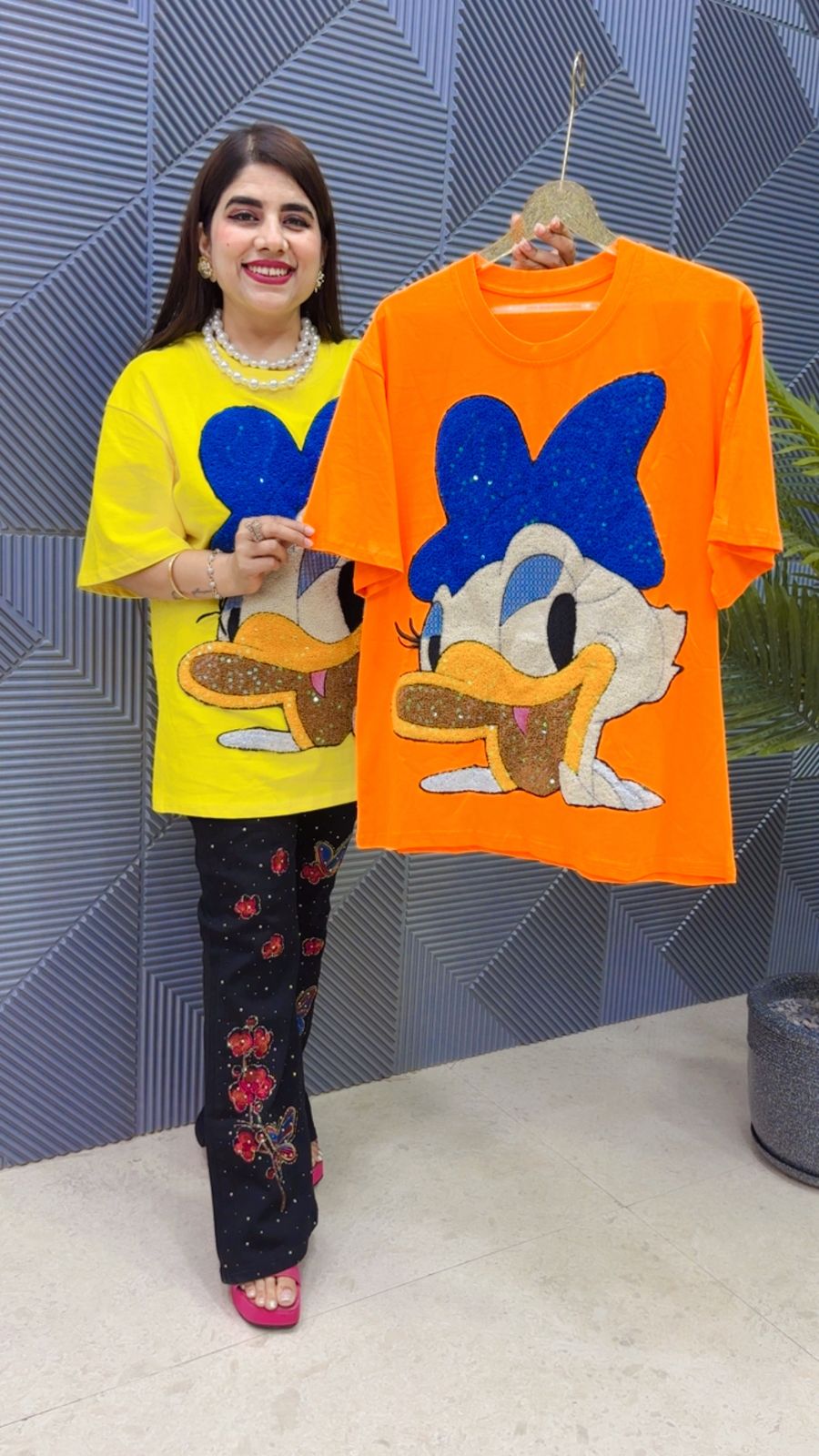 BEAUTIFUL DUCK T-SHIRT GGR4731 Girls Glitters
