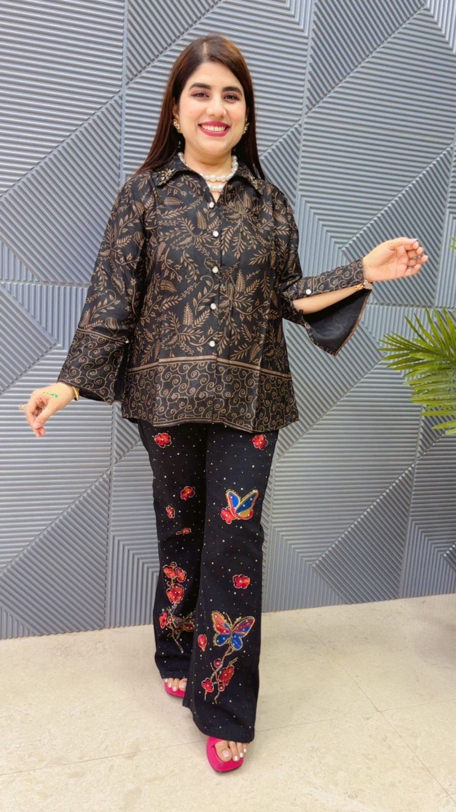 BEAUTIFUL PRINTED SHIRT GGR4734 Girls Glitters