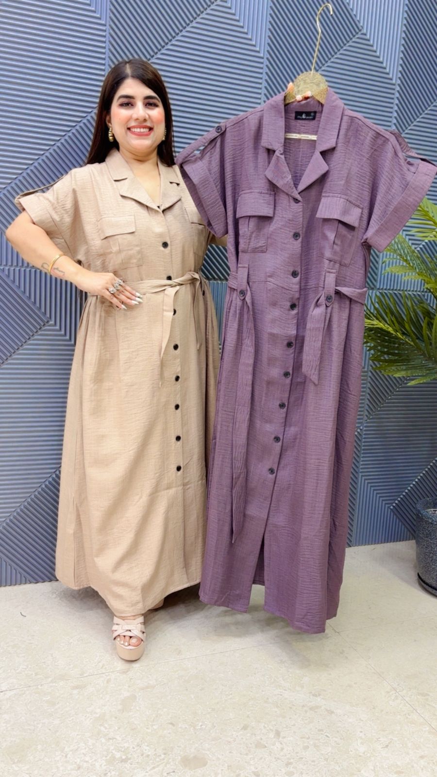 BEAUTIFUL COTTON DRESS WITH BELT GGR4799 Girls Glitters