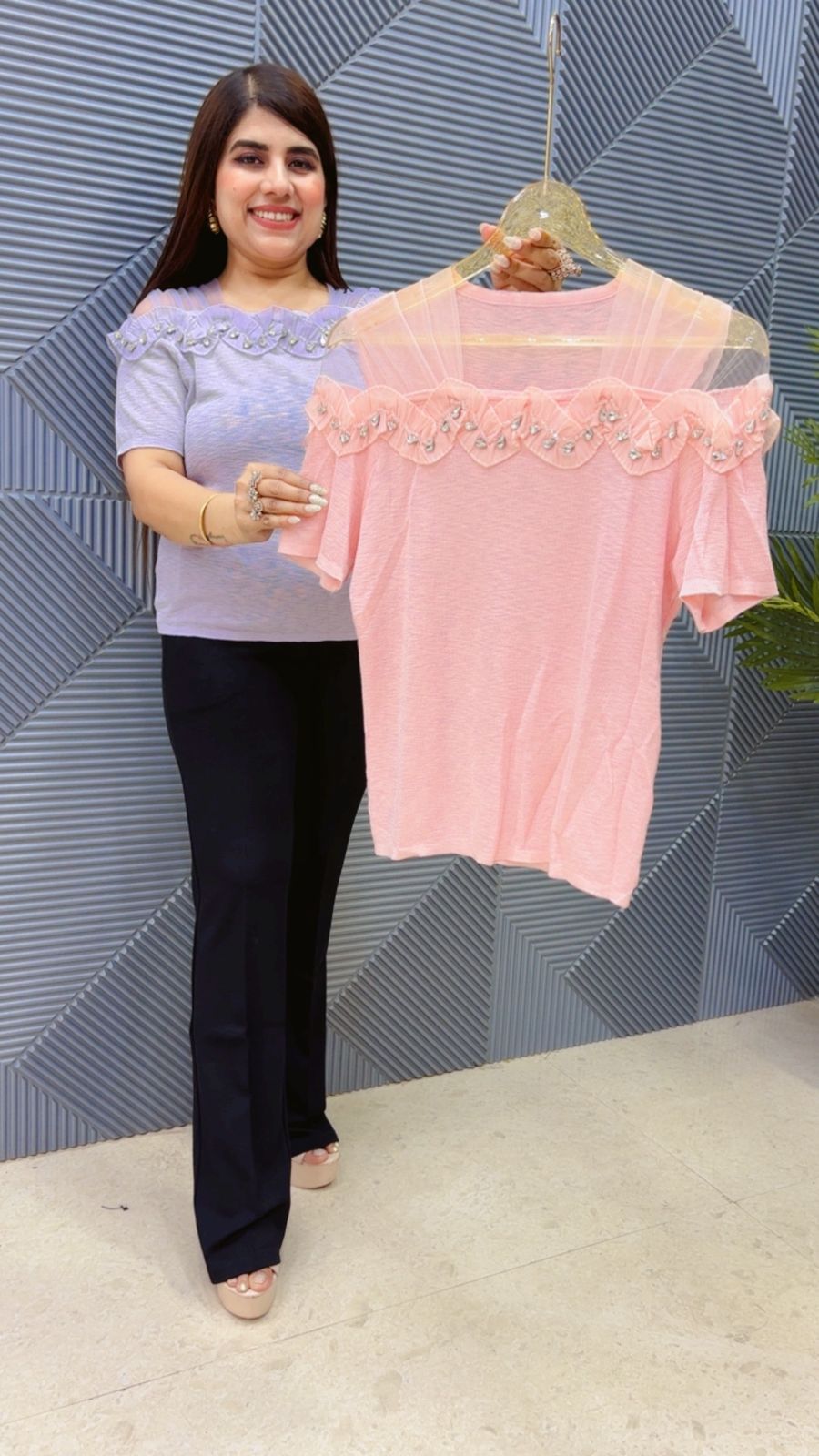 BEAUTIFUL TOP GGR4809 Girls Glitters
