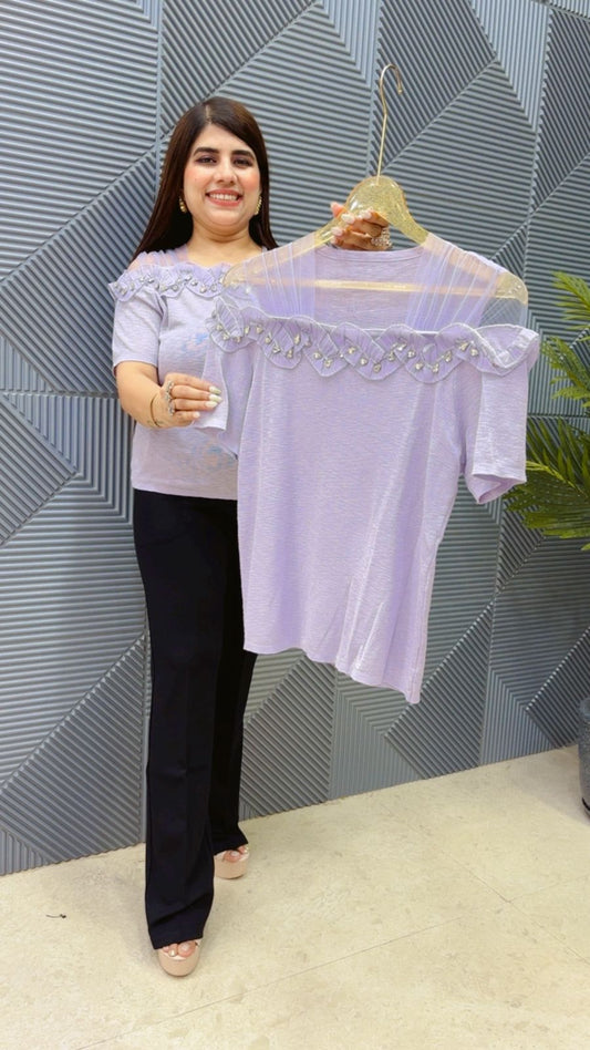 BEAUTIFUL TOP GGR4809 Girls Glitters