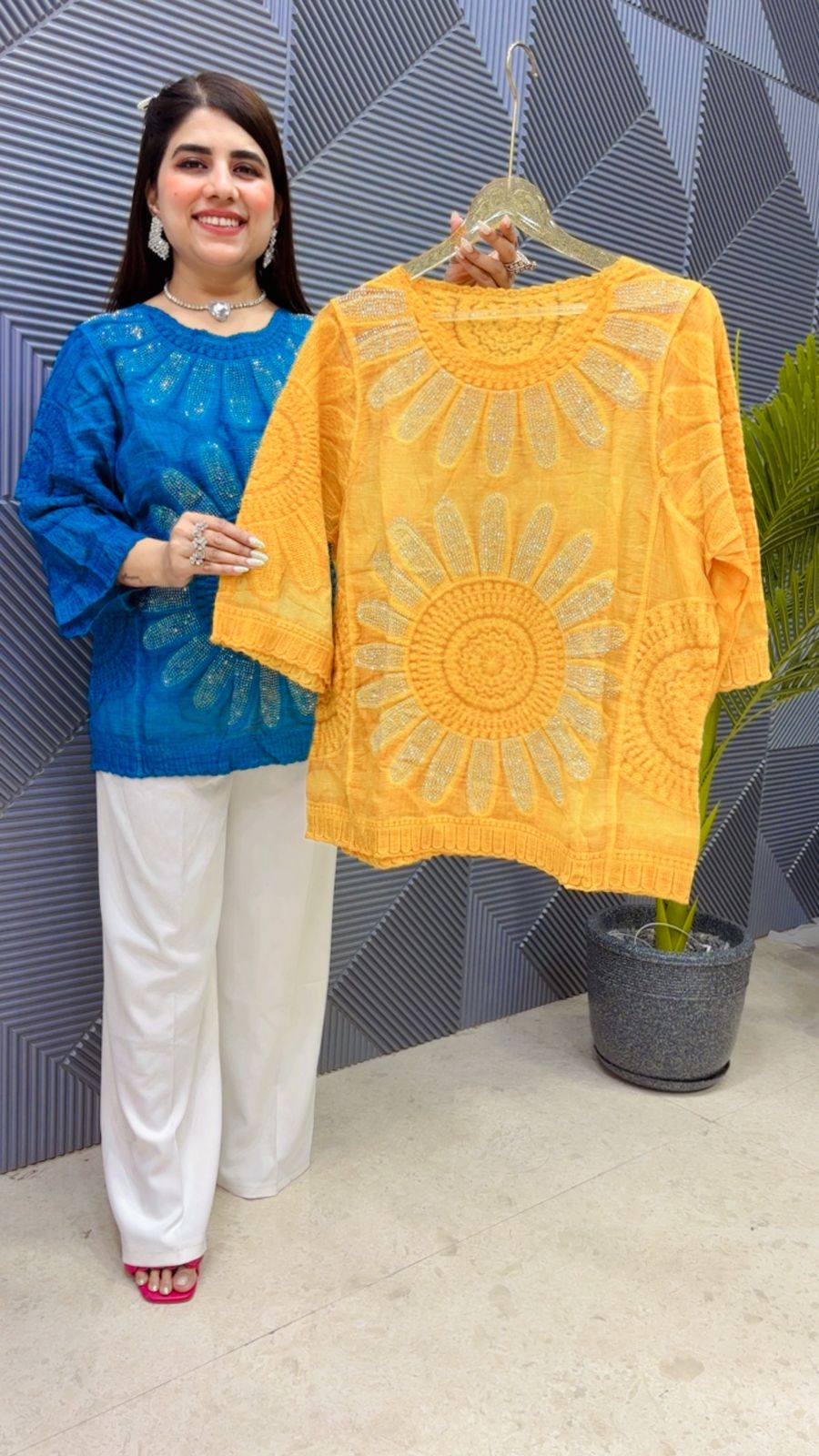 BEAUTIFUL SUNFLOWER TOP GGR4837 Girls Glitters