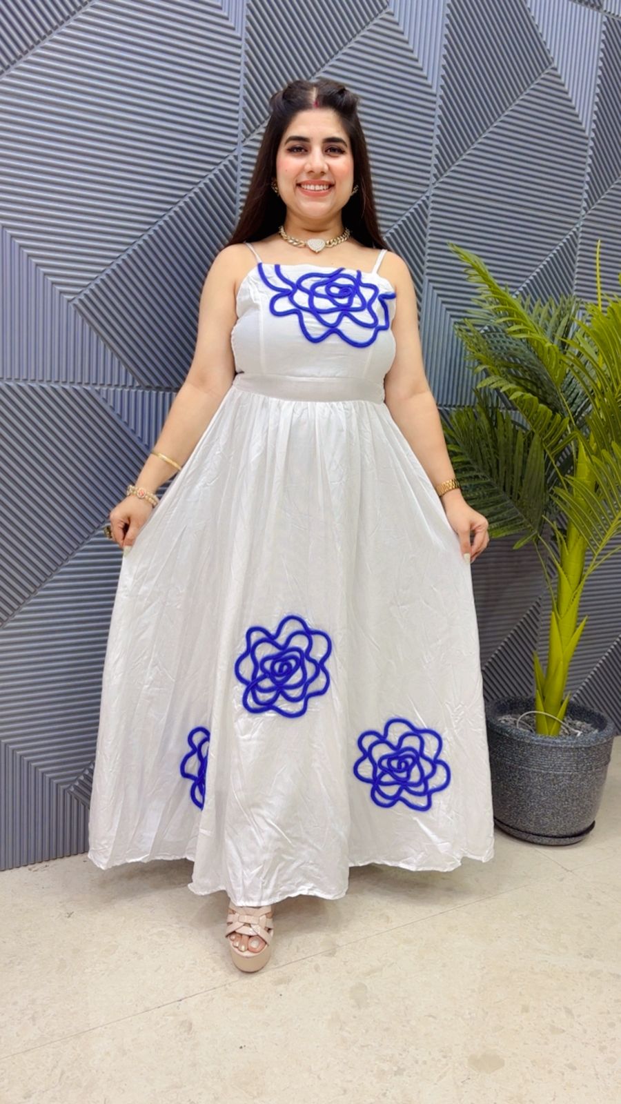 BEAUTIFUL COTTON DRESS GGR4848 Girls Glitters
