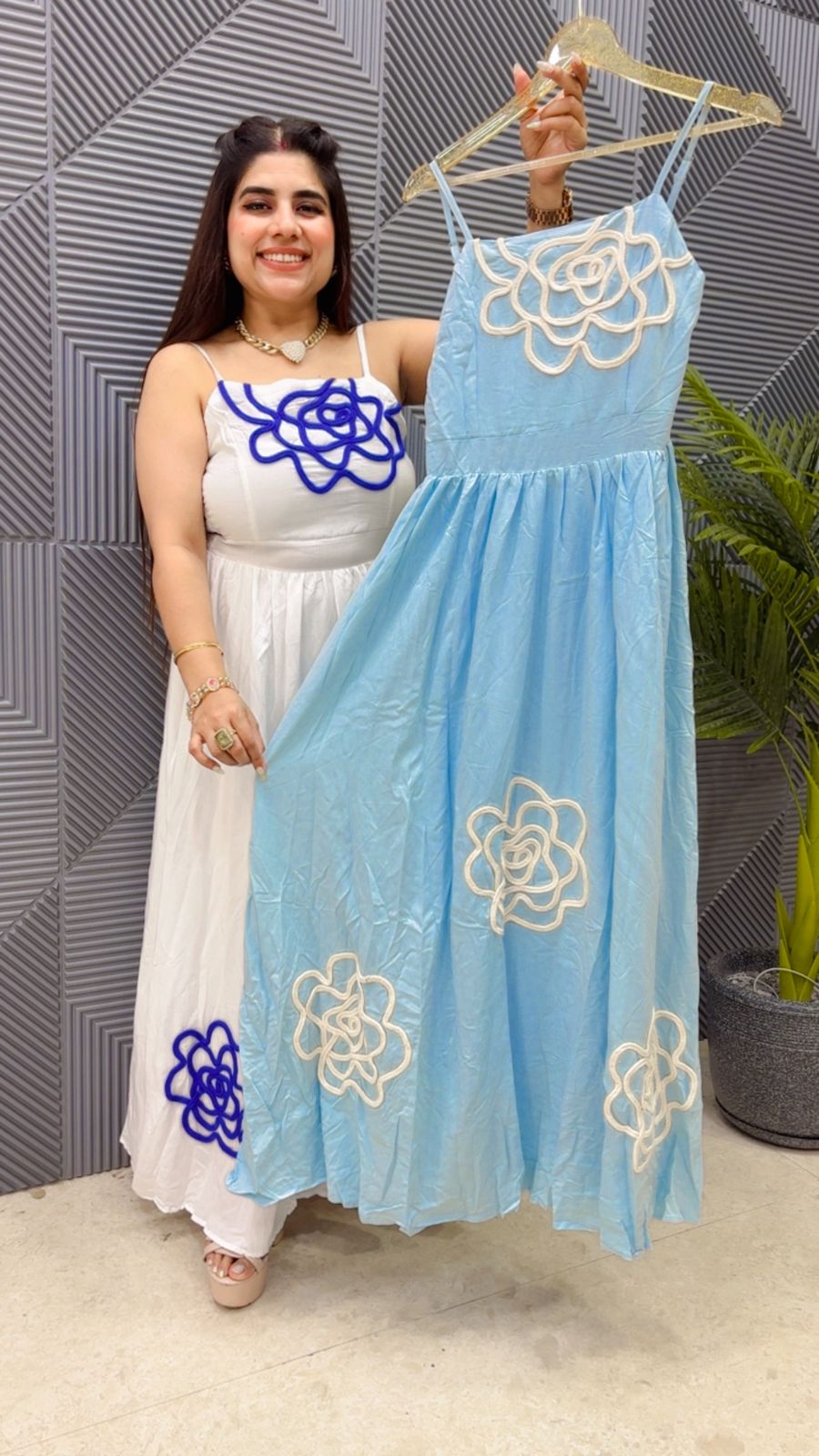 BEAUTIFUL COTTON DRESS GGR4848 Girls Glitters