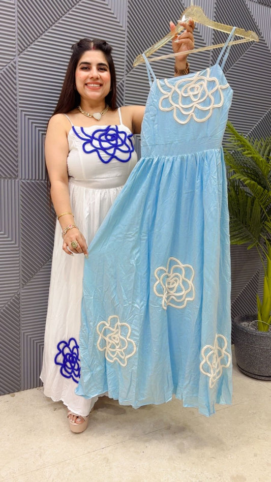 BEAUTIFUL COTTON DRESS GGR4848 Girls Glitters
