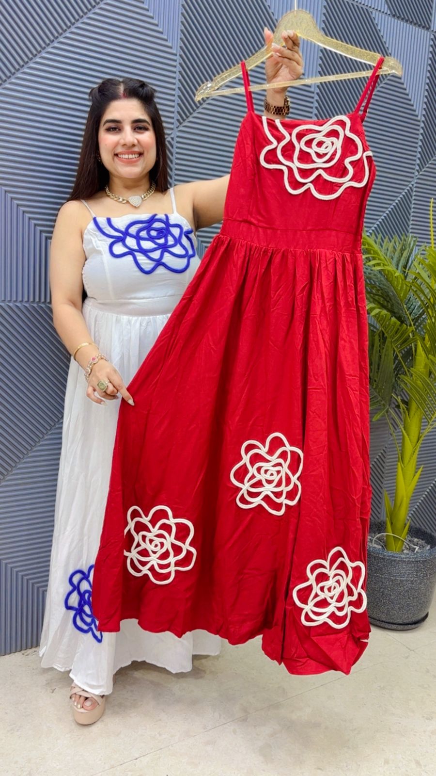 BEAUTIFUL COTTON DRESS GGR4848 Girls Glitters