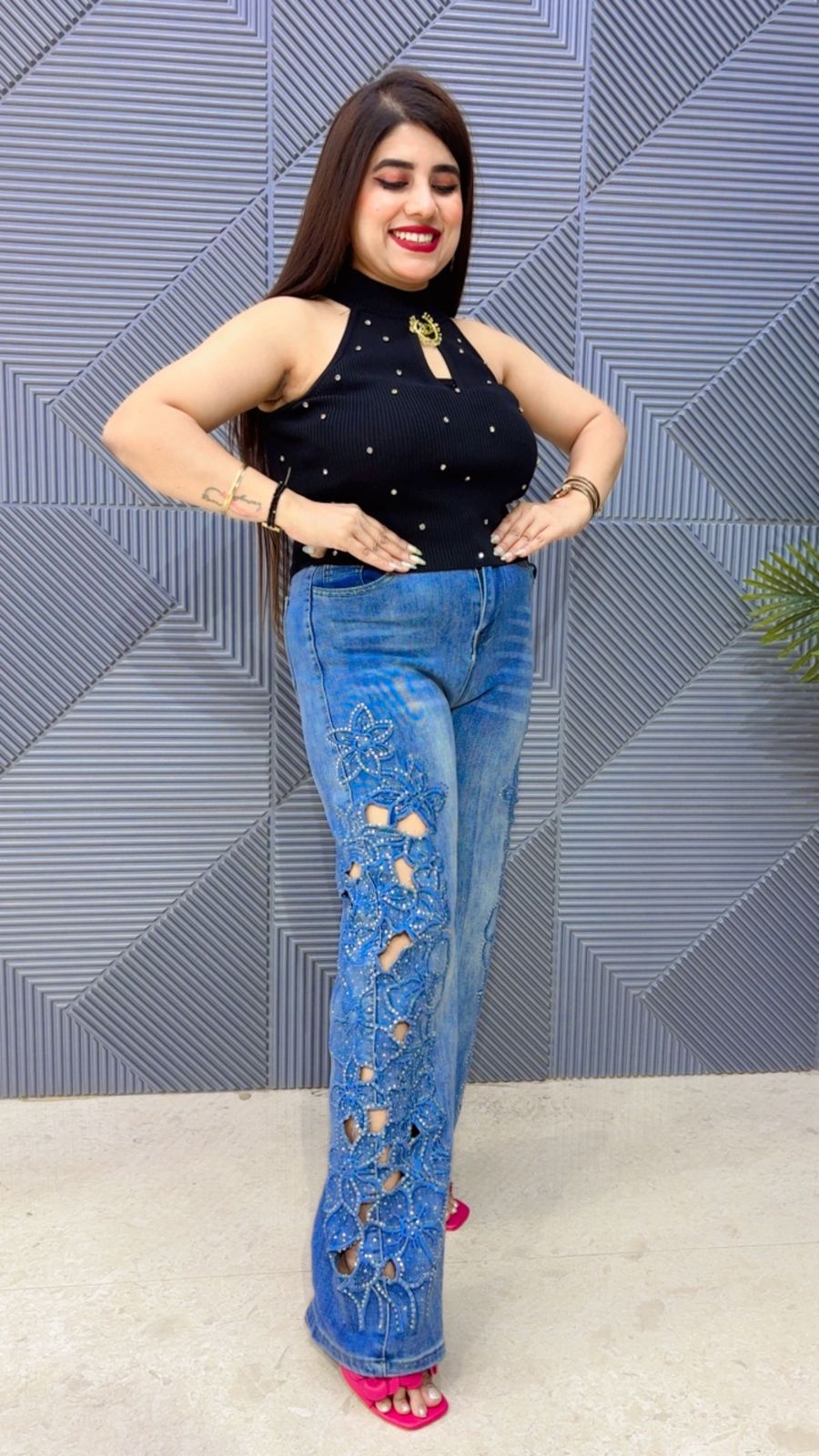 BEAUTIFUL JEANS  GGR4861 Girls Glitters
