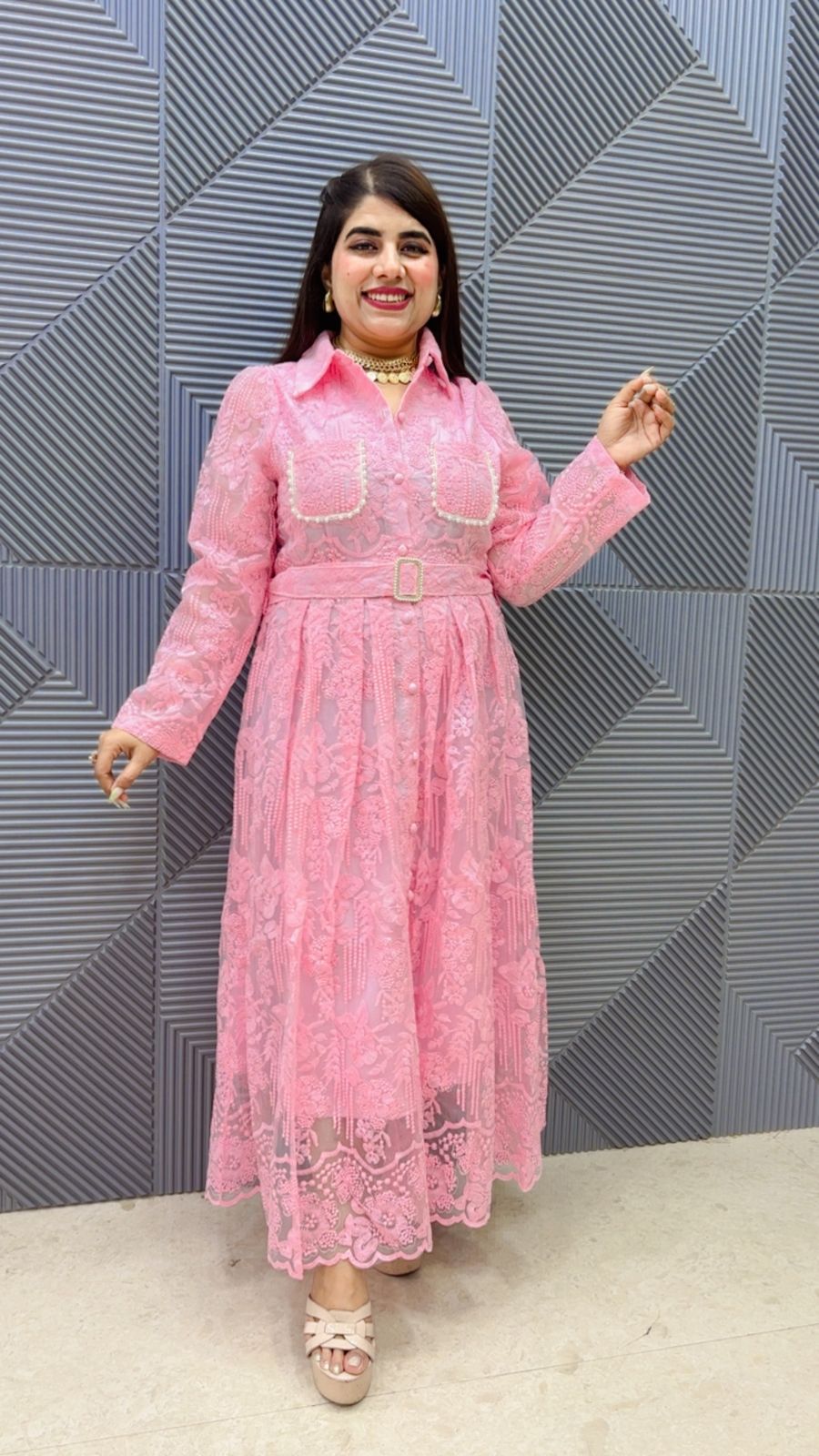 BEAUTIFUL BARBIE EMBROIDERY DREES GGR4879 Girls Glitters