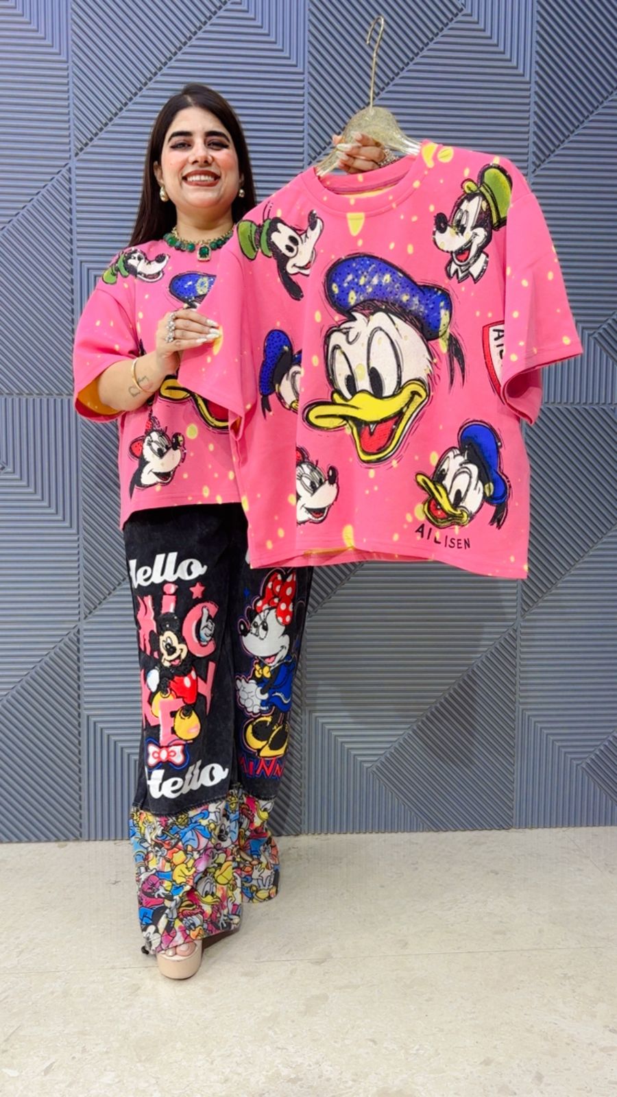 BEAUTIFUL MICKY T-SHIRT GGR4887 Girls Glitters