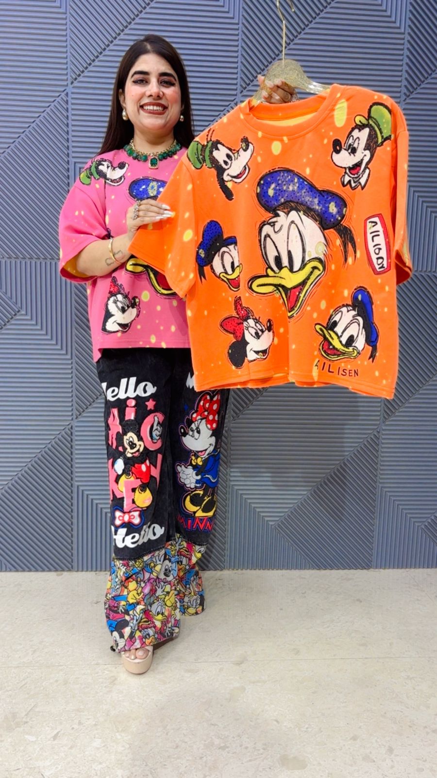BEAUTIFUL MICKY T-SHIRT GGR4887 Girls Glitters