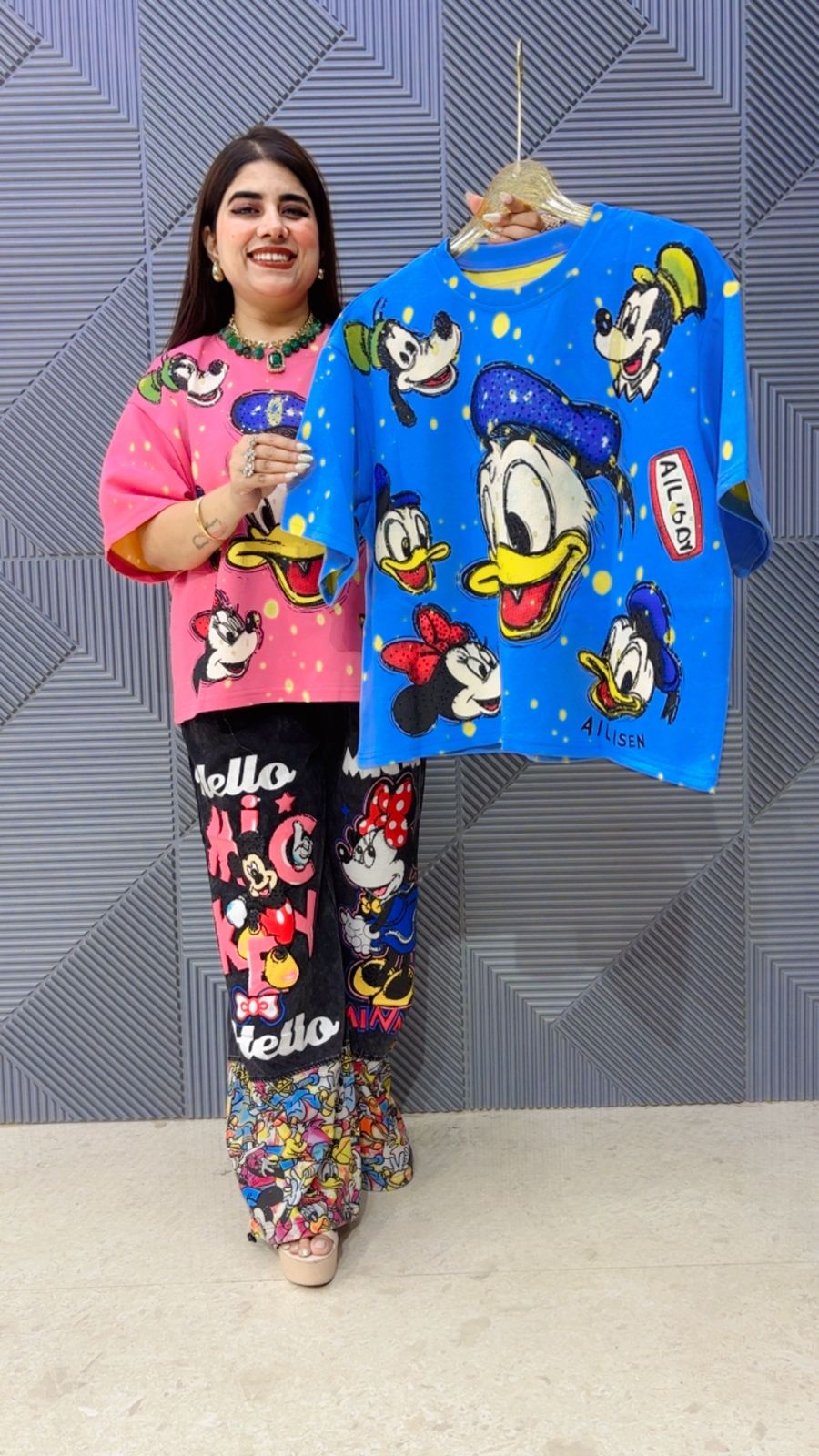 BEAUTIFUL MICKY T-SHIRT GGR4887 Girls Glitters