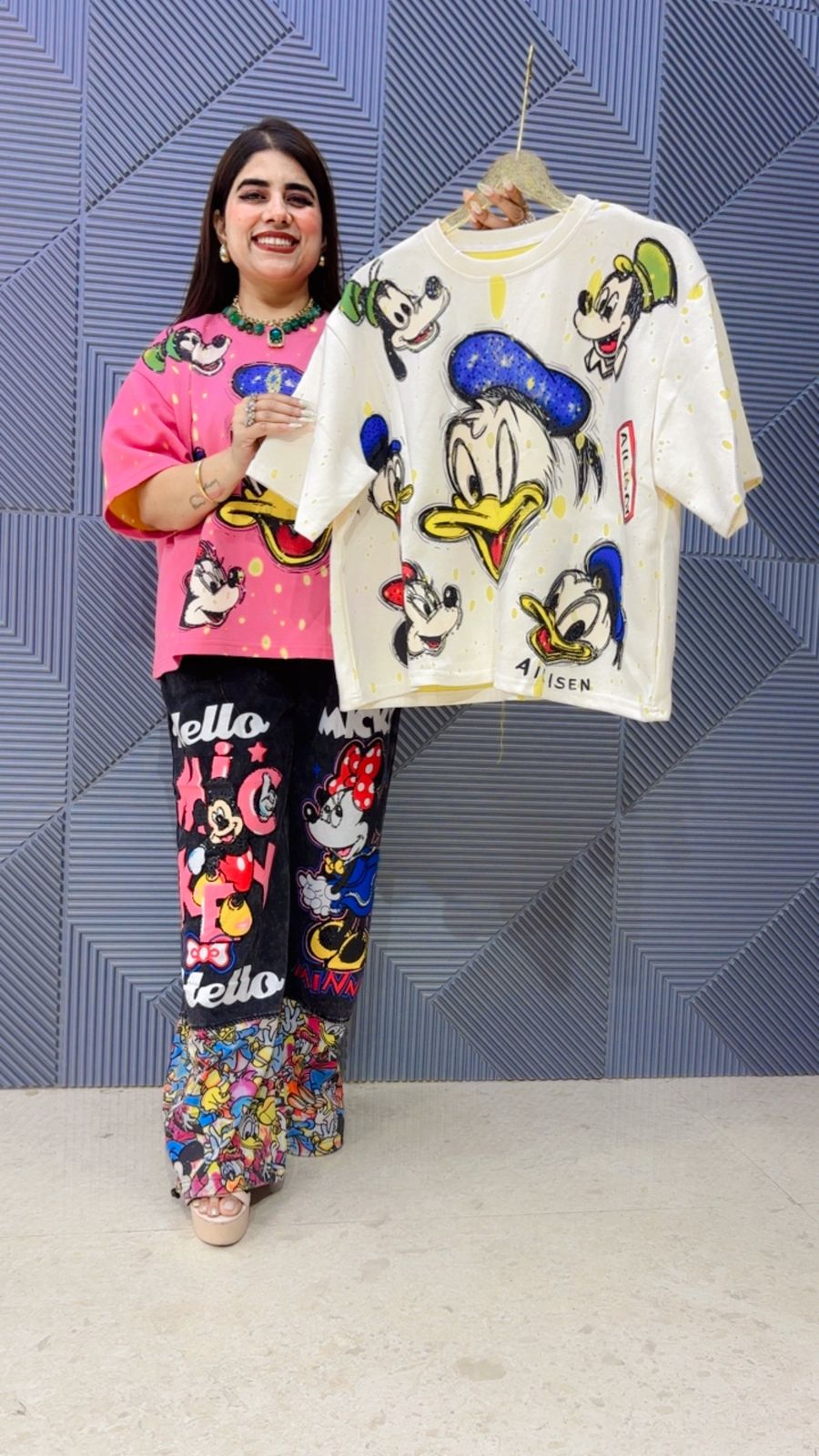 BEAUTIFUL MICKY T-SHIRT GGR4887 Girls Glitters