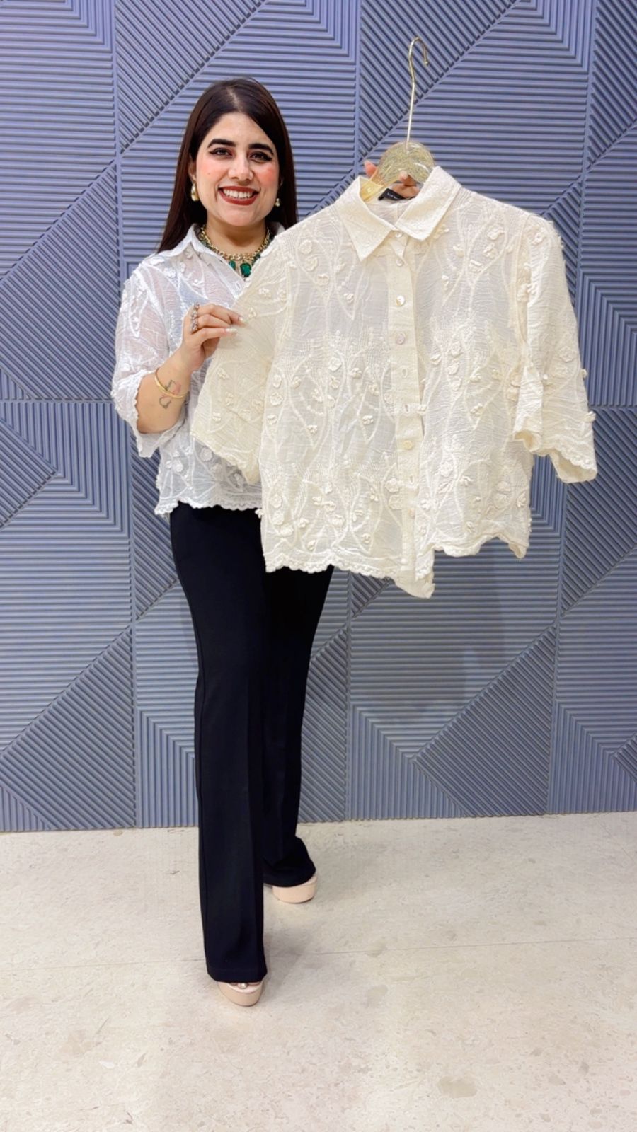 BEAUTIFUL SHIRT GGR4888 Girls Glitters