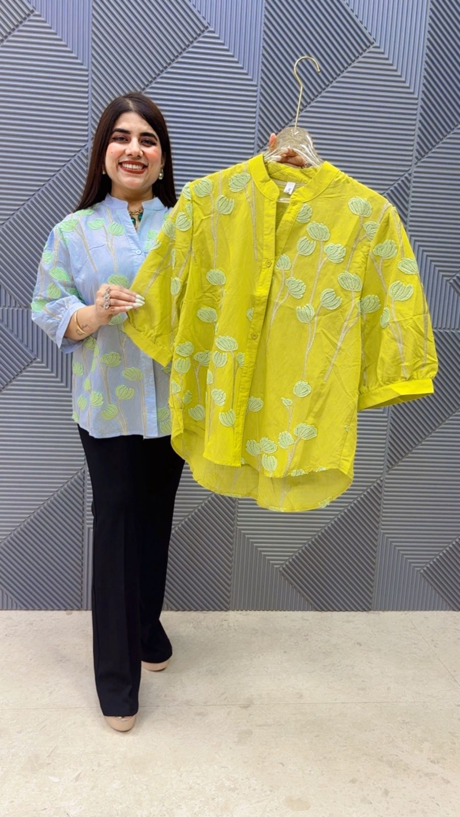 BEUTIFUL KOREAN SHIRT GGR4892 Girls Glitters