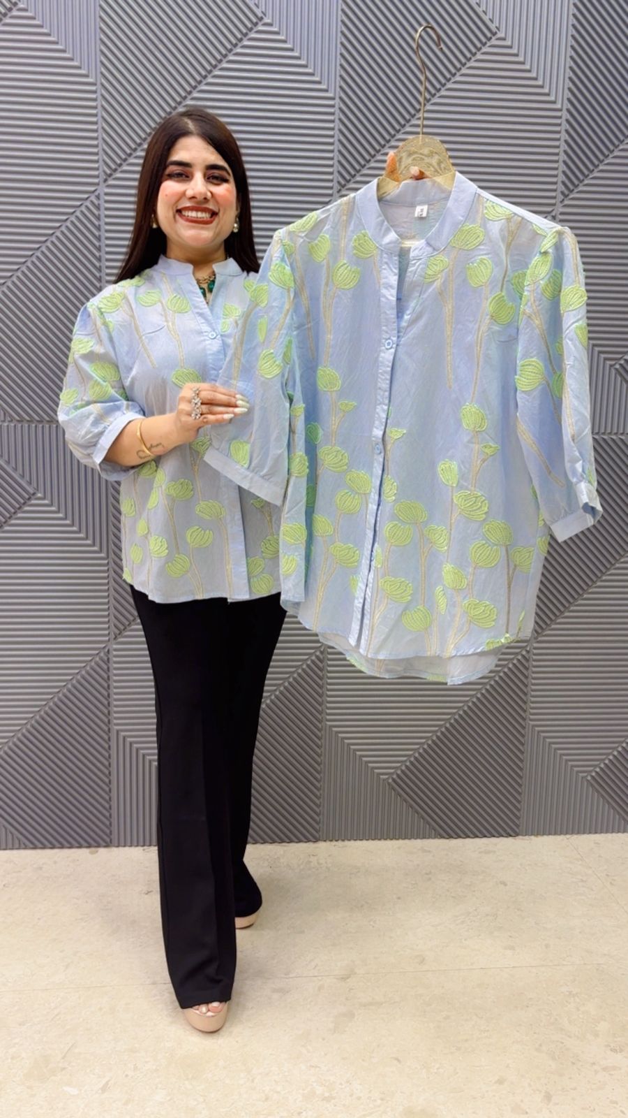BEUTIFUL KOREAN SHIRT GGR4892 Girls Glitters