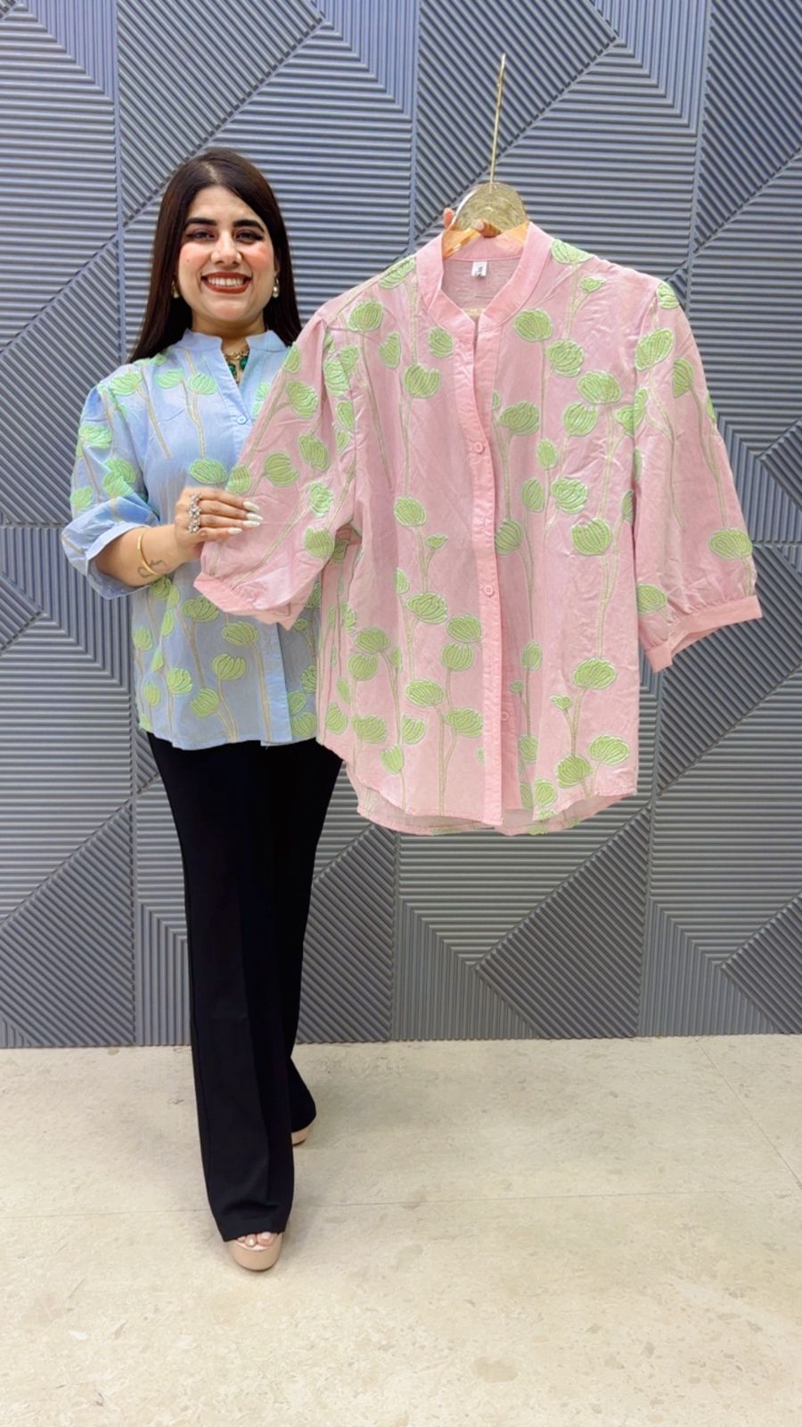 BEUTIFUL KOREAN SHIRT GGR4892 Girls Glitters