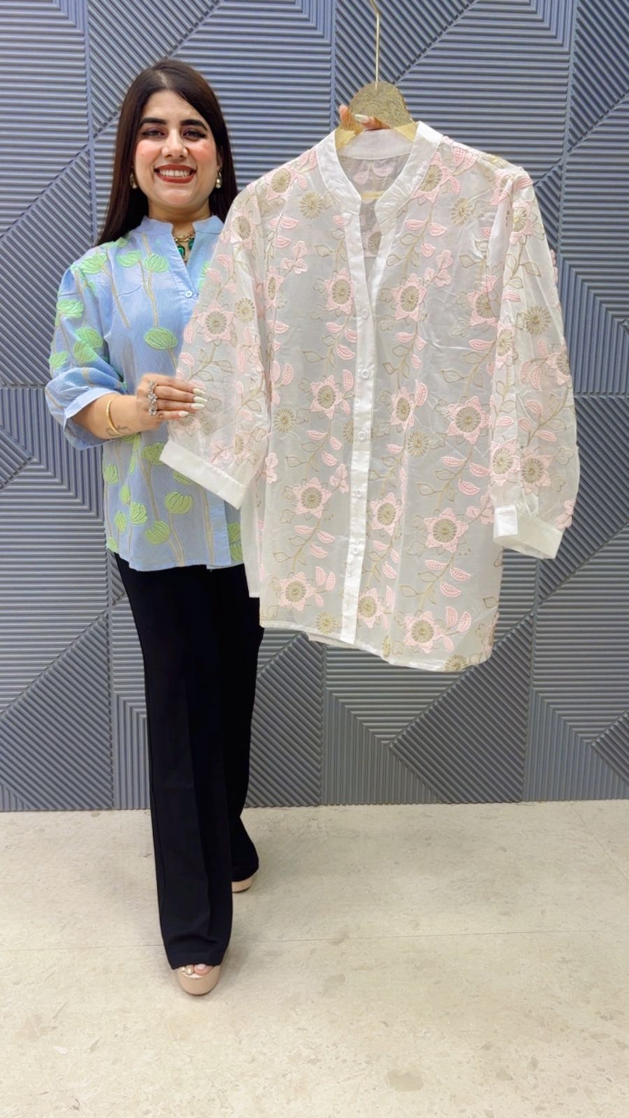 BEUTIFUL KOREAN SHIRT GGR4892 Girls Glitters