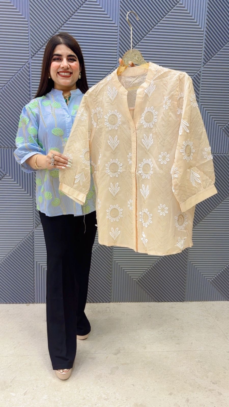 BEUTIFUL KOREAN SHIRT GGR4892 Girls Glitters
