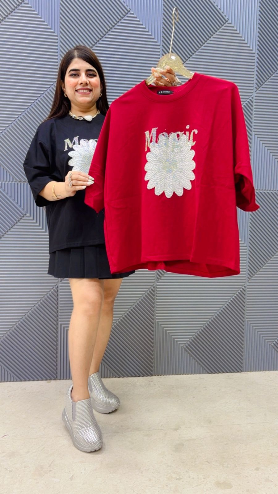 BEAUTIFUL T-SHIRT GGR4903 Girls Glitters