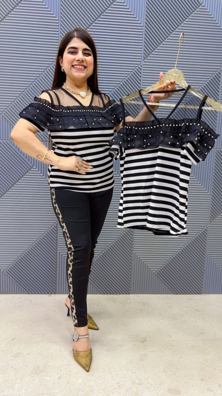 BEAUTIFUL TOP GGR4905 Girls Glitters