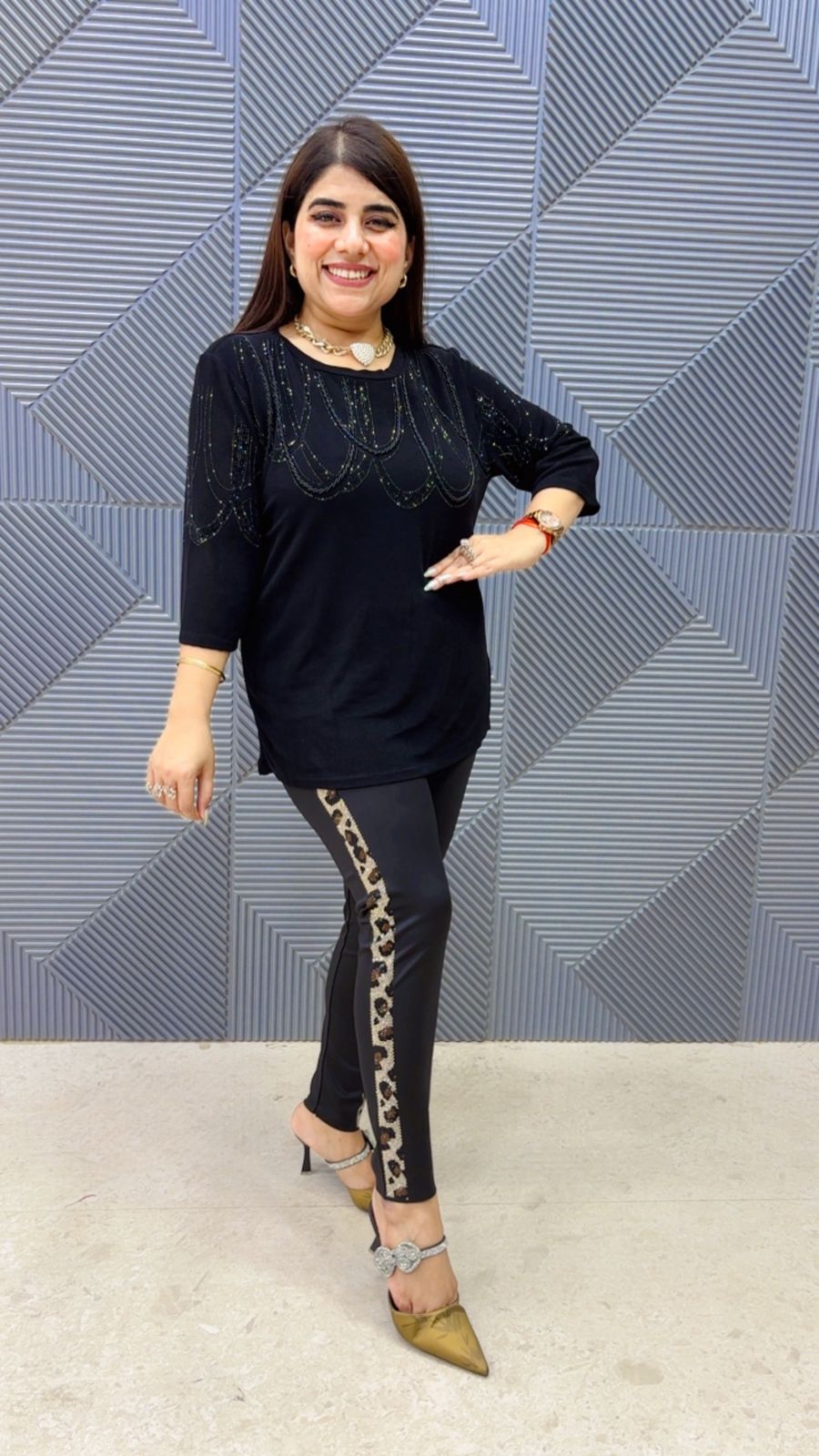 BEAUTIFUL TOP GGR4907 Girls Glitters