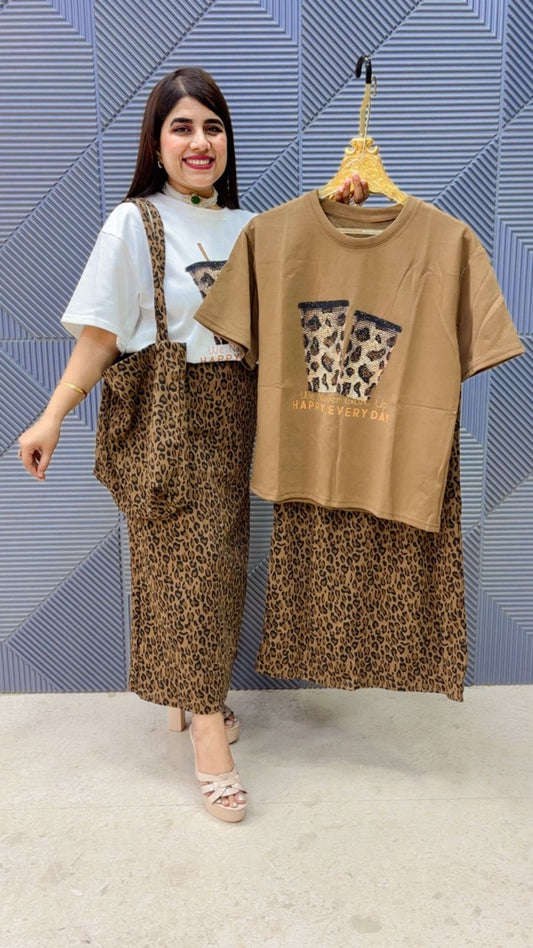 BEAUTIFUL SKIRT SET WITH BAG GGR4935 Girls Glitters