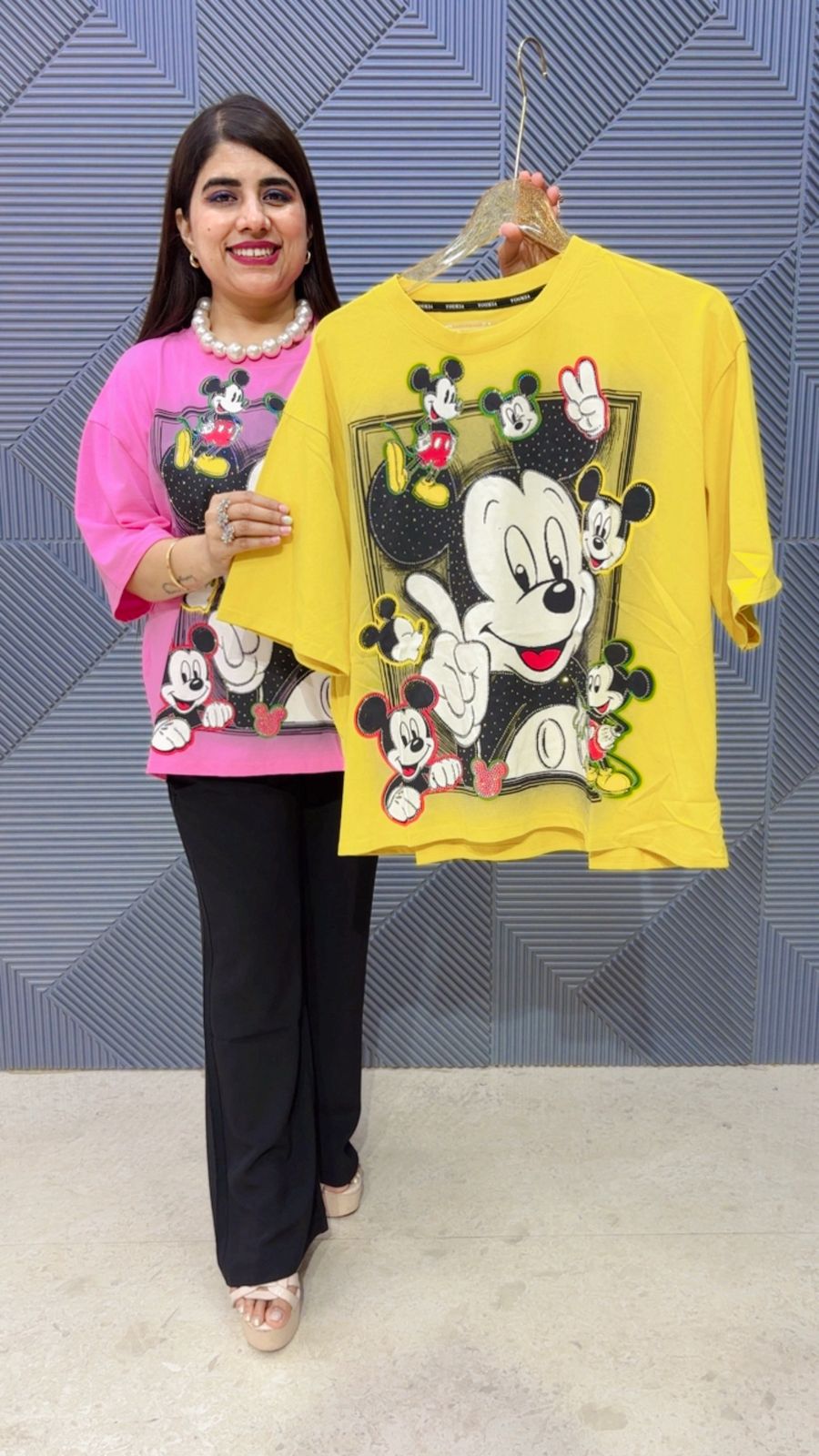 BEAUTIFUL MICKY T-SHIRT GGR4941 Girls Glitters