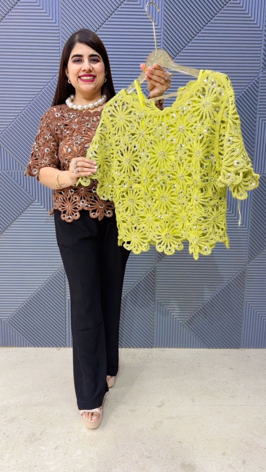 BEAUTIFUL CROSIYA TOP GGR4943 Girls Glitters