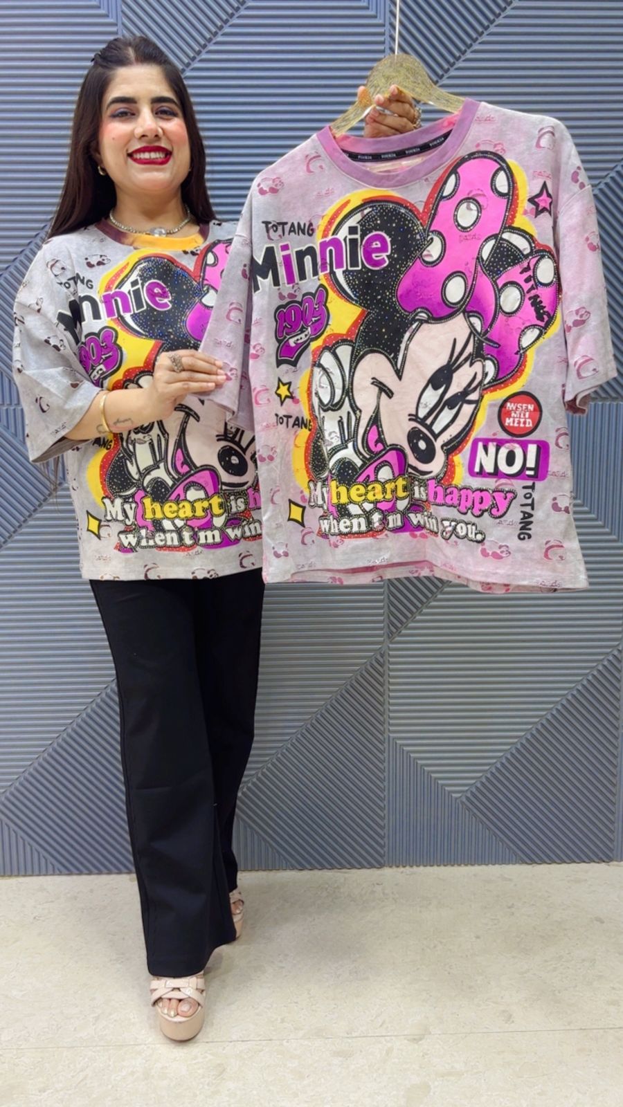 BEAUTIFUL MASH MICKY TOP GGR4955 Girls Glitters