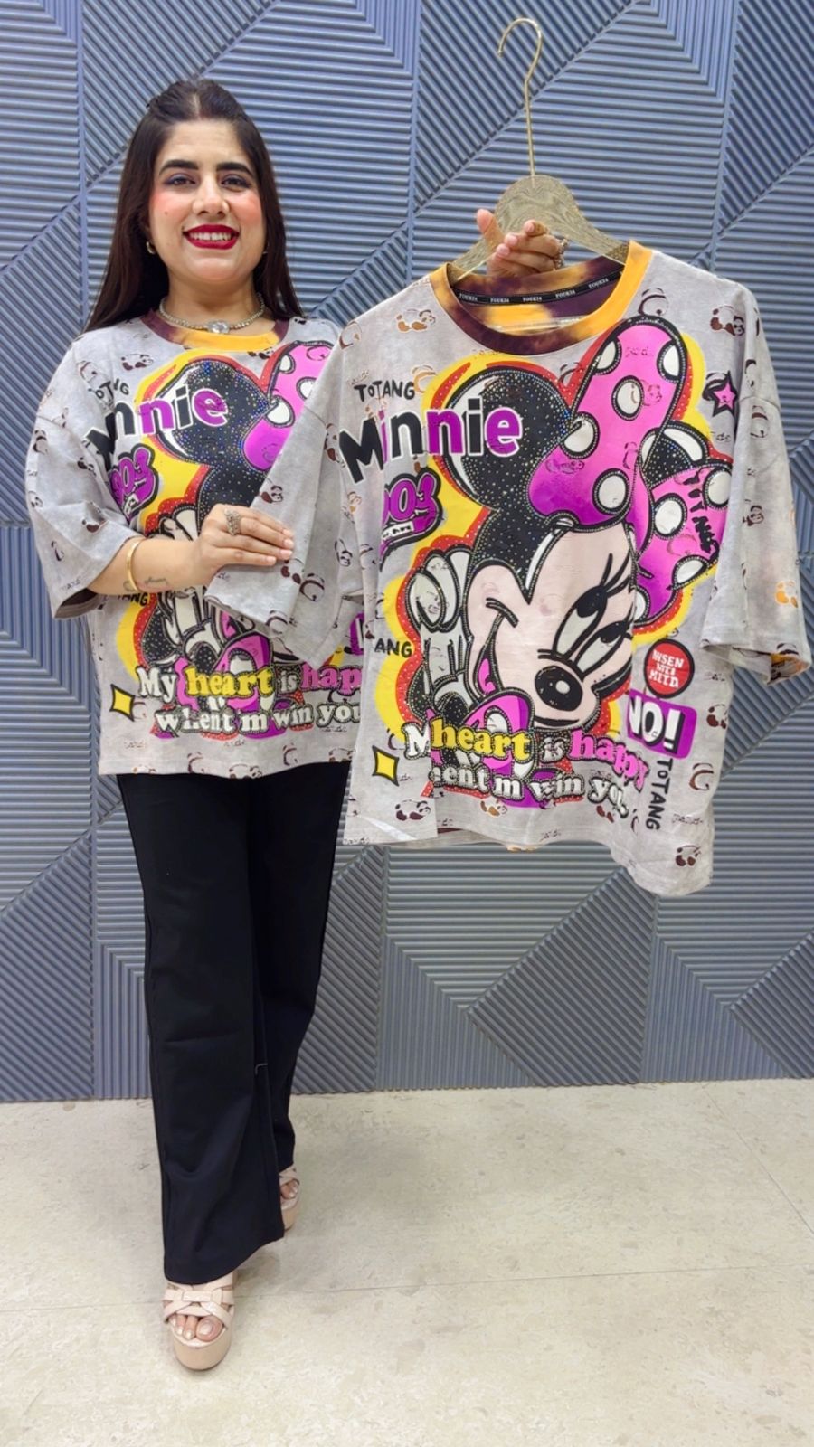 BEAUTIFUL MASH MICKY TOP GGR4955 Girls Glitters