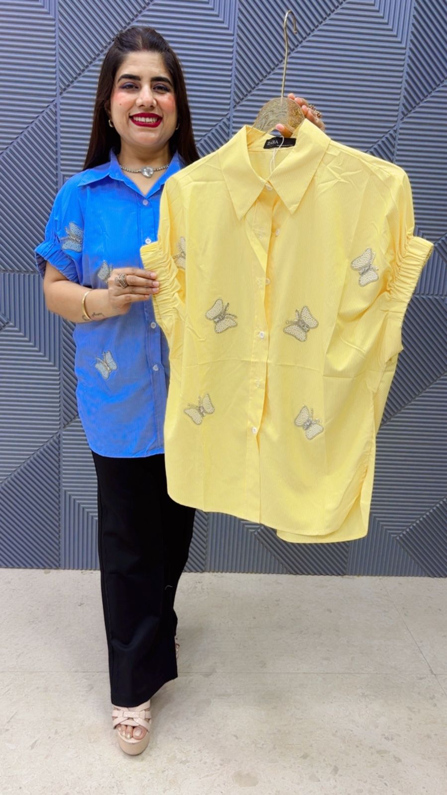 BEAUTIFUL SHIRT GGR4957 Girls Glitters