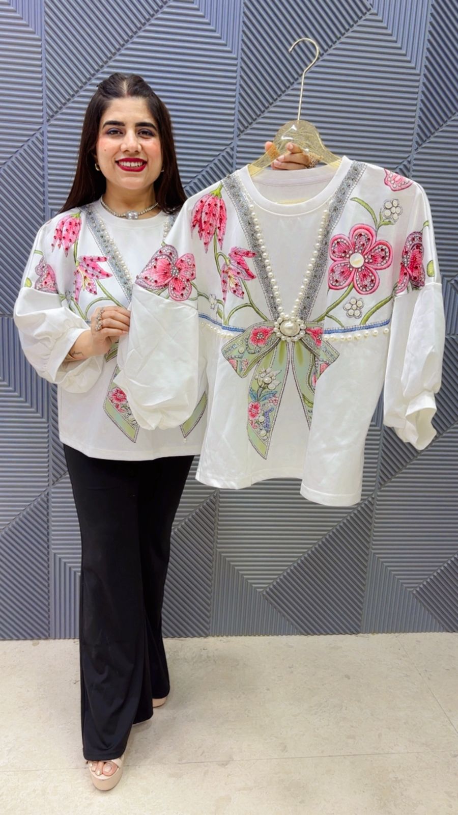 BEAUTIFUL TOP GGR4962 Girls Glitters