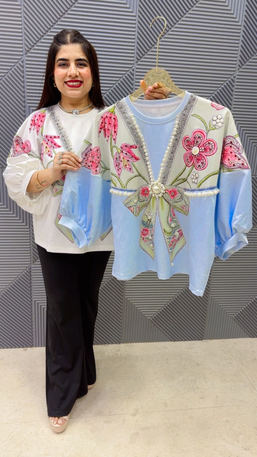 BEAUTIFUL TOP GGR4962 Girls Glitters