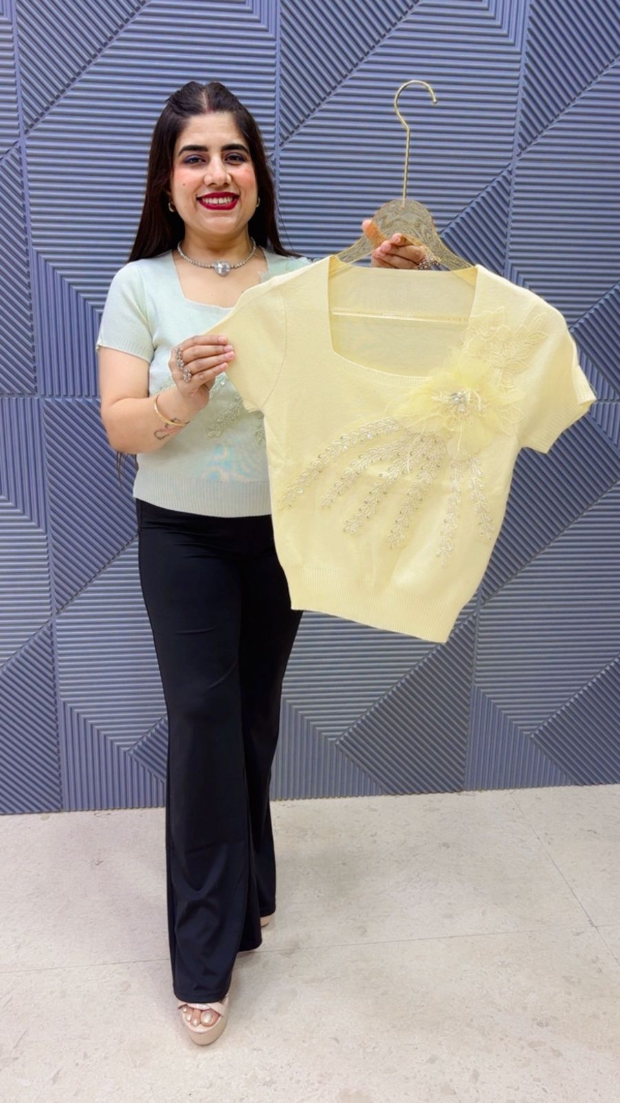 BEAUTIFUL TOP GGR4965 Girls Glitters