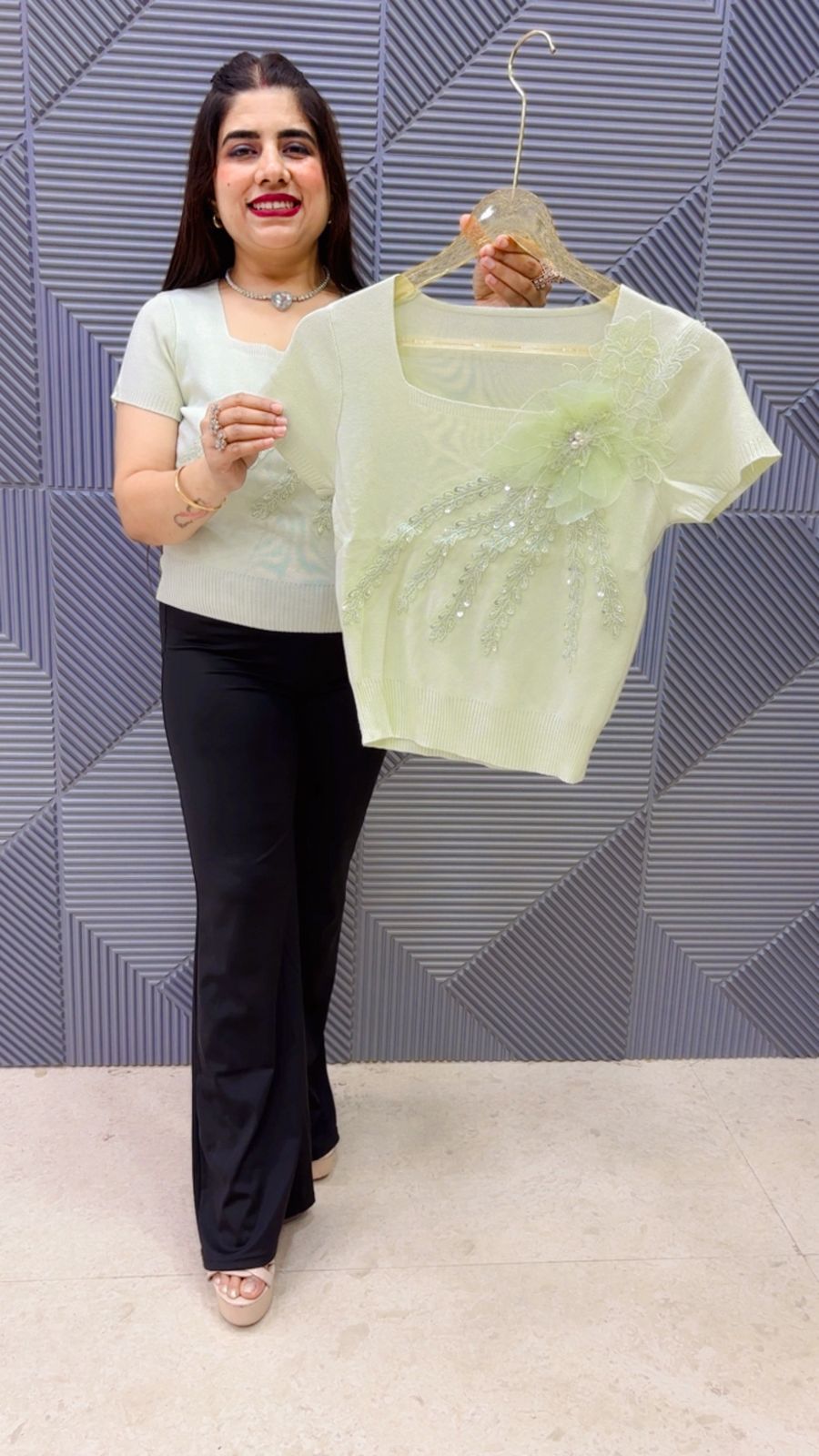 BEAUTIFUL TOP GGR4965 Girls Glitters
