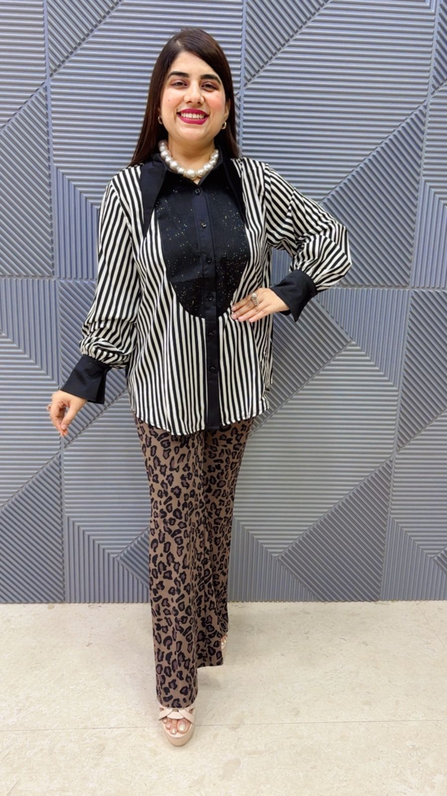 BEAUTIFUL SHIRT GGR5971 Girls Glitters