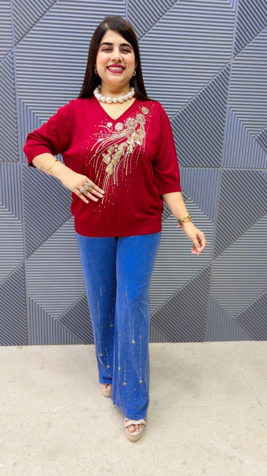 BEAUTIFUL  TOP GGR4975 Girls Glitters