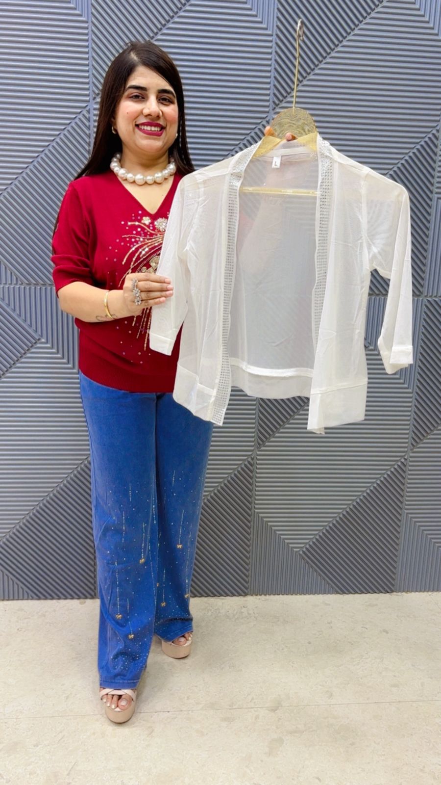 BEAUTIFUL NEETED TOP GGR4976 Girls Glitters