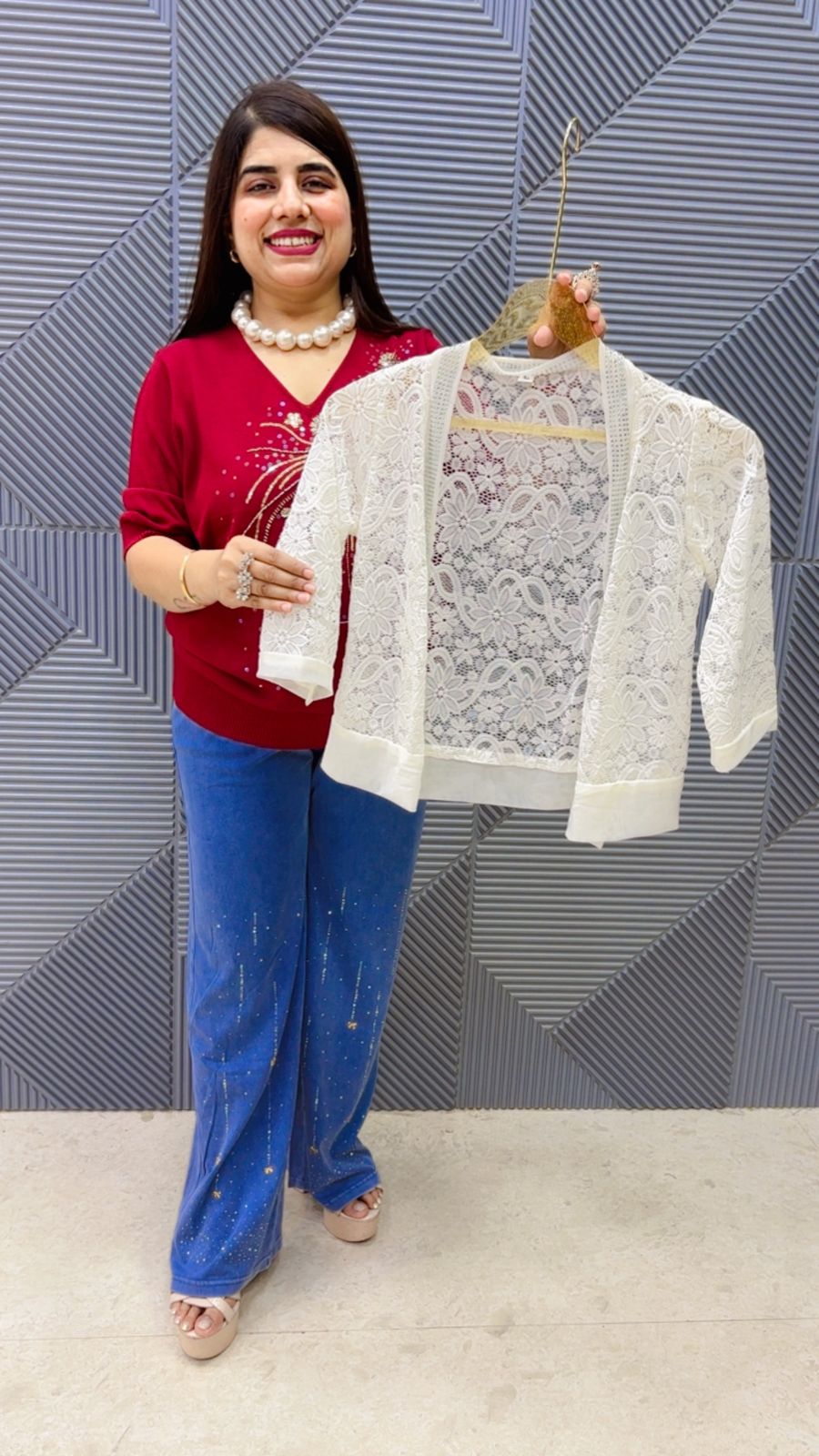 BEAUTIFUL NEETED TOP GGR4976 Girls Glitters