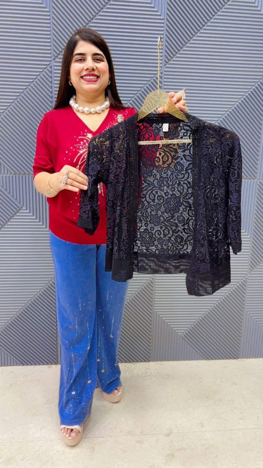 BEAUTIFUL NEETED TOP GGR4976 Girls Glitters