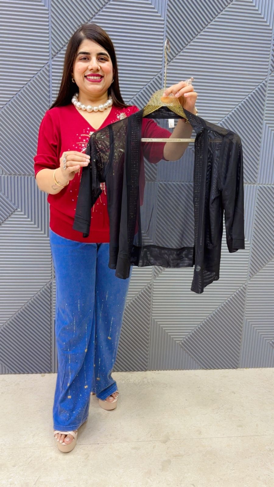 BEAUTIFUL NEETED TOP GGR4976 Girls Glitters