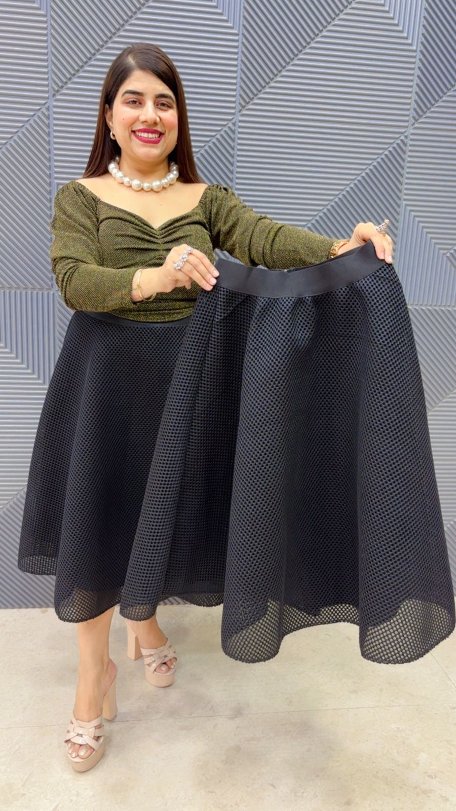 BEAUTIFUL SKIRT GGR4980 Girls Glitters